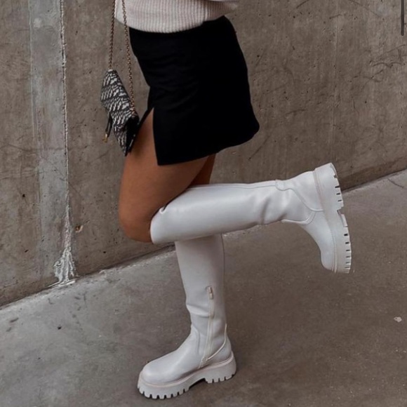 Steve Madden Shoes - NIB Steve Madden Brenna Faux Leather Boots